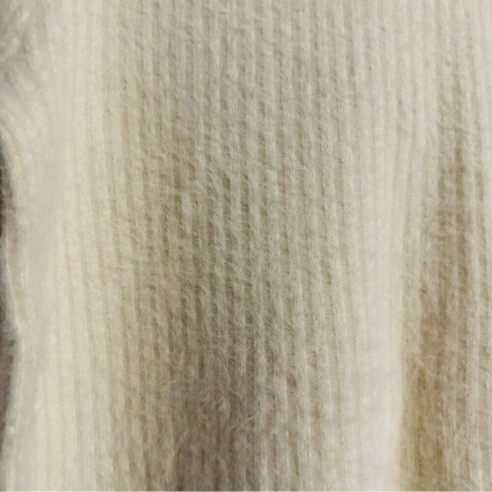 Fornia los angeles crop ivory hoodie sweatshirt size small - Picture 11 of 13